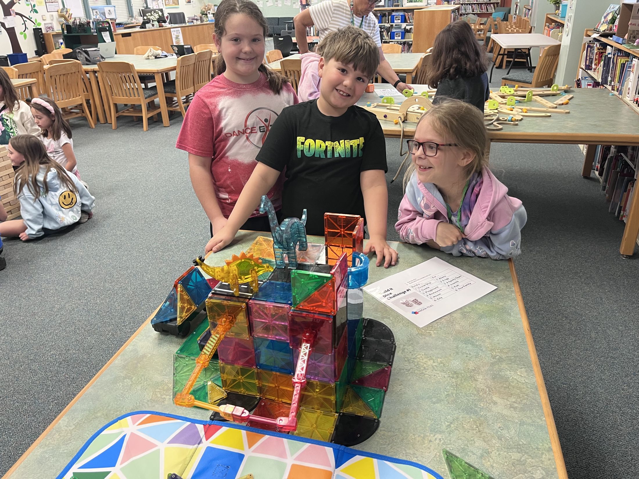 Innovation Station - <p>TOES students had a blast exploring manufacturing and engineering activities from the District Innovation Station!</p>