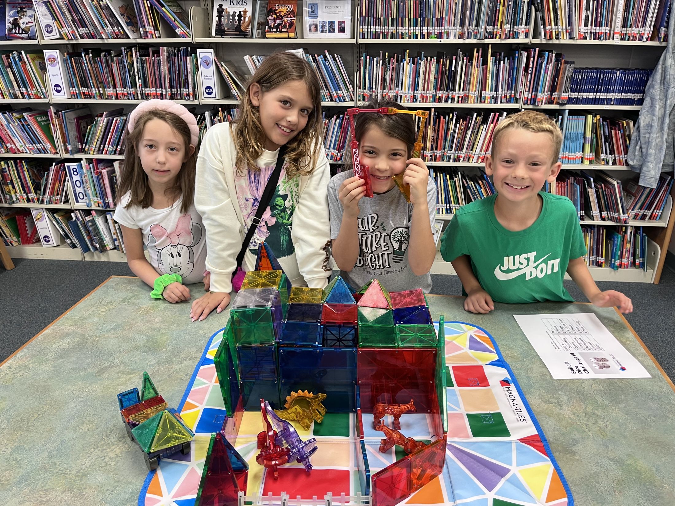 Innovation Station - <p>TOES students had a blast exploring manufacturing and engineering activities from the District Innovation Station!</p>